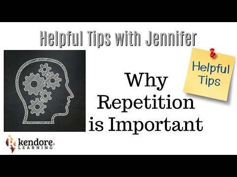 Why Repetition is Important ⎪Kendore Learning/Syllables Learning Center