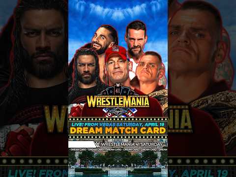 WrestleMania 41 Saturday - Dream Match Card [v9]  #WrestleMania #Bevelock #WWE #Shorts