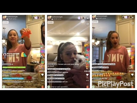 Mackenzie Ziegler Decorates Cookies/Sings PPAP | Live.ly | Dec. 17, 2016