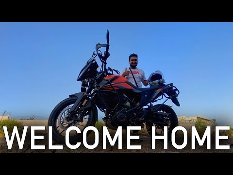 WELCOME HOME KTM ADVENTURE 390 2022 | BIKE MODIFICATIONS | KANNADA VLOG #KTM #Hubli #KannadaVlog