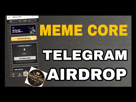 Meme Core Telegram Mining App Airdrop Full Guide | Meme Core Airdrop Full Guide | siam 78