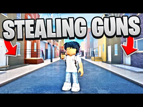 STEALING MY OPPS GUNS IN THIS PHILLY ROBLOX HOOD GAME