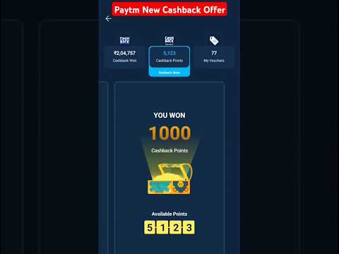 RS 1000 cashback offer paytm #shorts