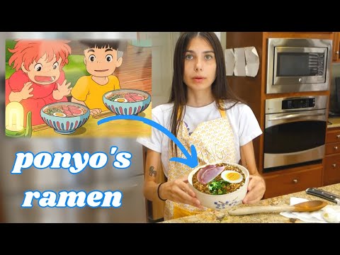 i cooked ramen from studio ghibli's ponyo - food from film ep. 1