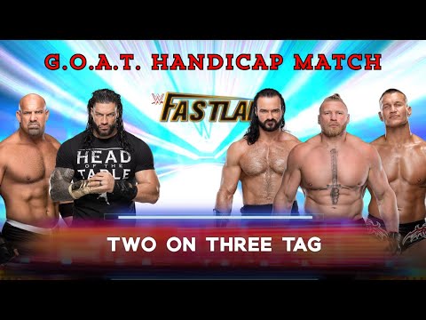 Handicap Match | Two on Three Tag | WWE Fastlane