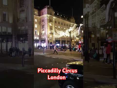 Nightlife Piccadilly Circus station London