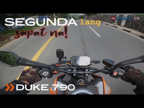 RAW VIDEO | Duke 790 Cabrera Road Uphill Run | Antipolo in 4 minutes