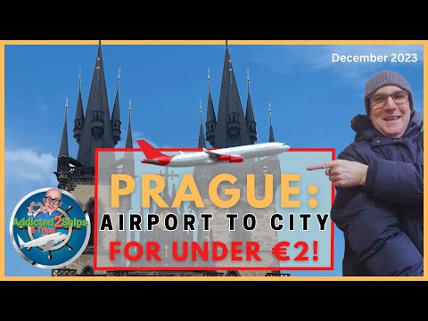 Prague: Airport to City for Under Two Euros! #Prague #AirportToCity #travelhacks