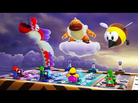 Super Mario Party Jamboree - All Bosses Minigames (Boss Rush)