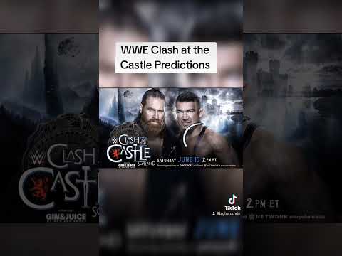 WWE Clash at the Castle Predictions #wwe #wwecastle #drewmcintyre