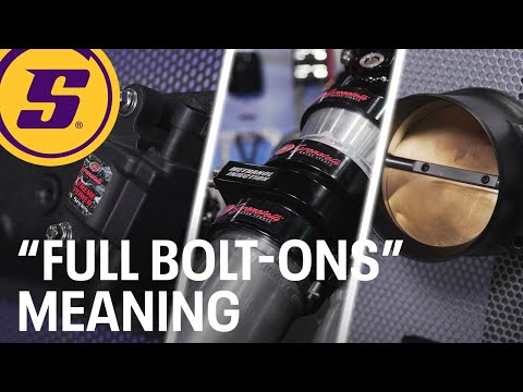 What Does Full Bolt-Ons Mean? Full Bolt-On Parts Lists to Add HP