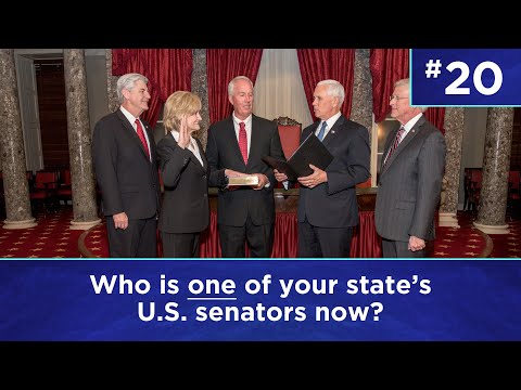 Q20: Who is one of your state's U.S. senators now?