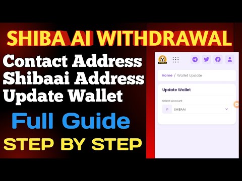 Shiba Ai Free Airdrop Withdrawal | Shibaai Airdrop Withdrawal | Shibaai withdraw |