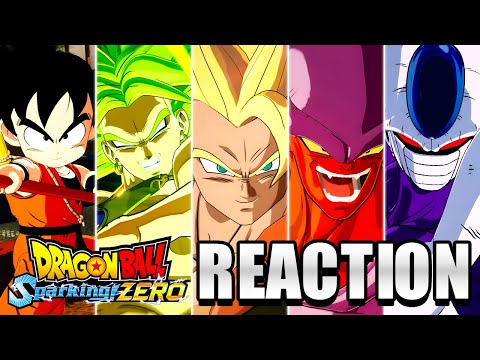 NEW FULL ROSTER + Z BROLY & MOVIE CHARACTERS GAMEPLAY! - Dragon Ball Sparking Zero Trailer Reaction