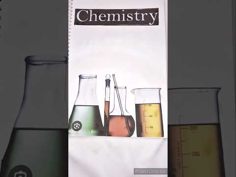 Cool Chemistry Front Page Design  #shorts #diy