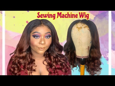 I MADE A SEWING MACHINE WIG | FOLLOWING AIYANYI TUTORIAL