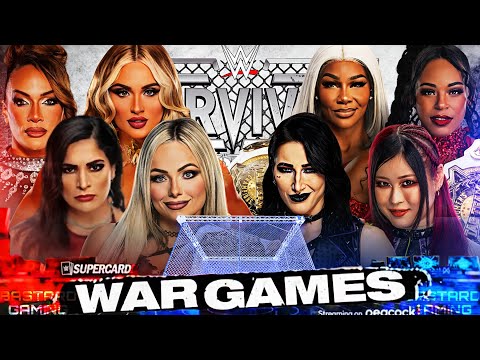 WWE 2K24 | War Games Match - Team Liv VS Rhea | Survivor Series