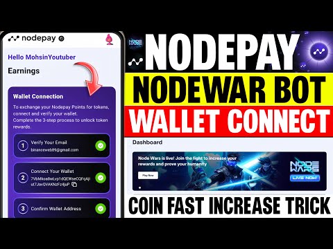 Nodepay Fast Coin Increase Trick | Nodewar Nodepay Connect Full Guide | Nodepay Withdrawal