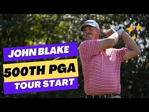 Jay Don Blake breaks down in tears after being handed historic 500th PGA Tour start at 65