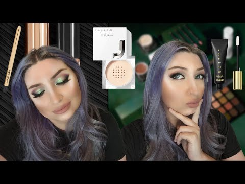 Jaclyn Cosmetics Powder Move Setting Powder & First Base Eye Primer + Hourglass Voyeur Gel Eyeliner