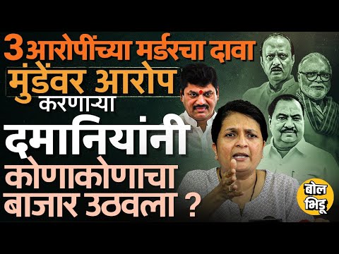 Anjali Damania यांचे Dhananjay Munde यांच्यावर गंभीर आरोप, कोणकोणत्या नेत्यांवर दमानियांनी आरोप केले