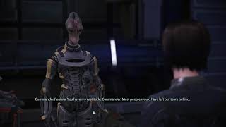 Mass Effect LE: Commander Rentola comments on Captain Kirahee's Death