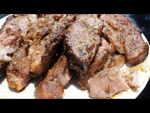 Dry Rub BBQ Country Style Ribs oven Baked