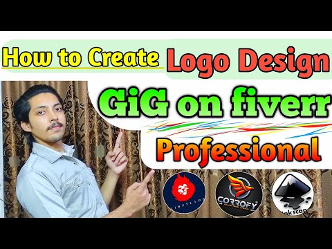 How to create fiverr Logo making GiG | Logo making gig on fiverr