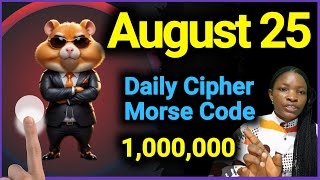 25 August Hamster Kombat Daily Cipher Code  Today