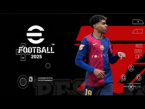 EFOOTBALL PES 2025 PPSSPP ORIGINAL PS5 On Android& ISO BEST Graphics Offline