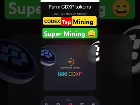 New mining App 2024 ! telegram new mining ! telegram mining bot ! CODEX Tap Mining ! free Crypto !