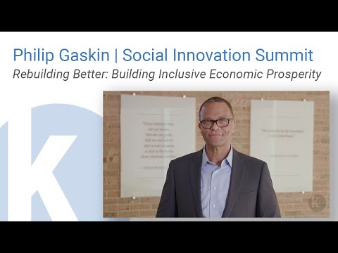 Rebuilding Better: Building Inclusive Economic Prosperity | Philip Gaskin | Social Innovation Summit