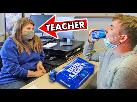 Drinking Fake Beer In Front Of My Teacher!