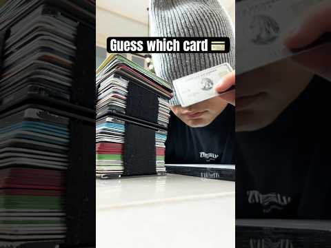 Guess which card 💳 by sound #creditcard #creditcards #travelcard #cards #shorts