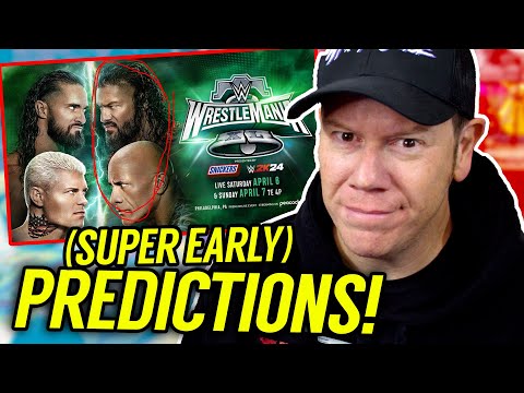 Wrestlemania 40 PREDICTIONS... so far.