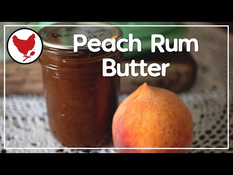 Slow Roasted Peach Rum Butter | Canning Recipe