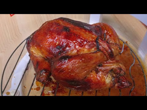 How To Cook Roasted Chicken - Beerinated Roasted Chicken In Turbo Broiler