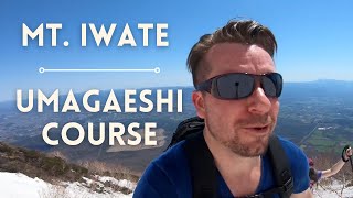 Mt. Iwate - Umagaeshi Course with snow