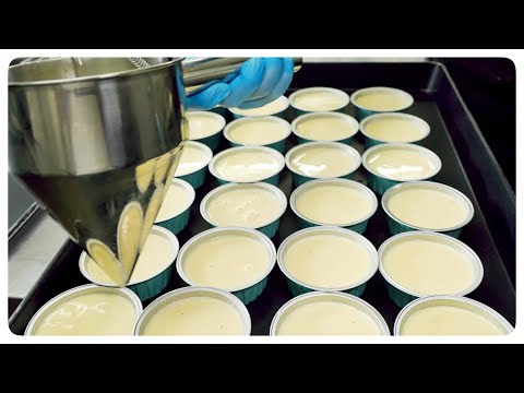 Awesome skill for making Crème brûlée - Taiwanese Street Food 2021