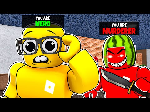 I Became a NERD In Murder Mystery (FUNNY MOMENTS)