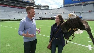 The Origin of Auburn's WAR EAGLE chant + Marty's close encounter 😅🦅 | SportsCenter