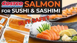 How to Prepare COSTCO SALMON for Sushi and Sashimi with The Sushi Man