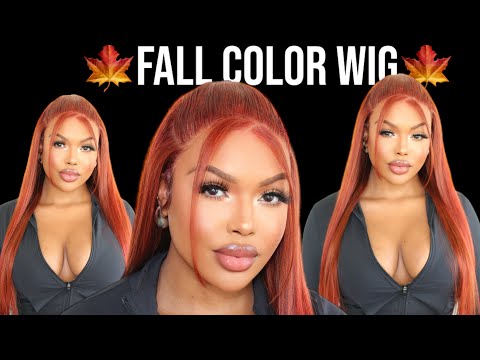 IT’S GIVING FALL SZN 😍🍁WIG INSTALL + STYLING |  Ft QVR HAIR