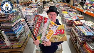 Largest Collection of Monopoly Boards - Guinness World Records