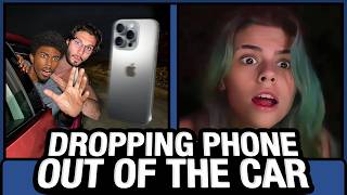 DROPPING PHONE OUT OF CAR on OMEGLE