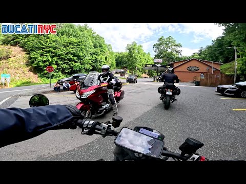 Taint of the Dragon - roads to Deals Gap - day 4 pt 1 NY to ALABAMA Barber Museum Ride v2119