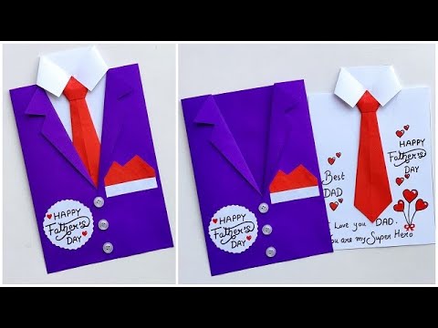 Easy and Beautiful Card for Father's day / Father's day card making handmade easy 2024