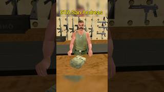 CJ DESTROYED POLICE WITH THROWN WEAPON GTA SAN ANDREAS #gtasanandreas #shorts