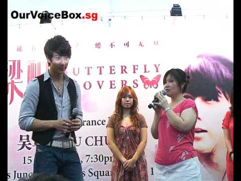 Wu Chun Butterfly Lovers Meet-the-fans Session @ Bugis