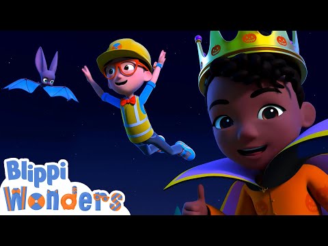 Pumpkin Queen Halloween Hideout Song | Blippi Wonders | Kids Cartoons | Party Playtime!